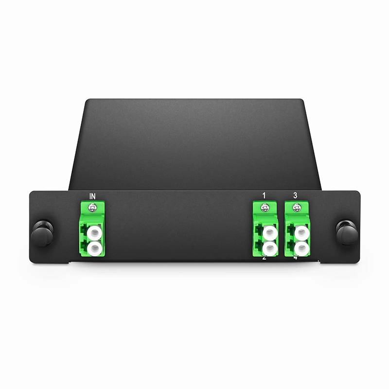1 x 4 PLC Fiber Splitter, Standard LGX Cassette, LC/APC, Singlemode