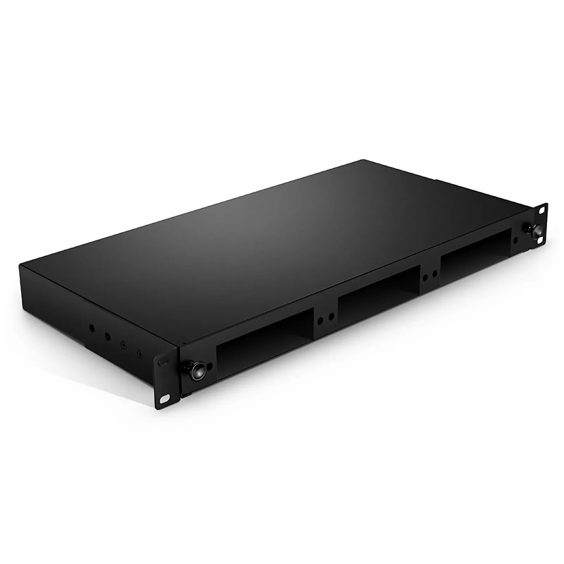 1U Slide-Out Rack Mount LGX Fiber Enclosure Unloaded, Holds up to 3 LGX Cassette PLC Splitter