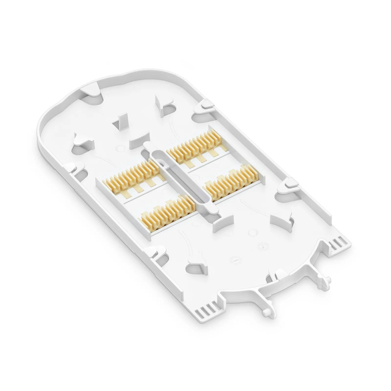 24 Fibers Fusion Splice Tray for Heat-Shrink Fusion Splices, 0.39" x 4.33" x 9.21", Suitable for FS-S007R-1O4R-6-24F, FS-S007R-1O4R-10-24F, FS-S007-1O6R-12-24F