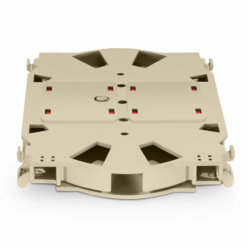 12 Fibers Fusion Splice Tray, Plastic, 0.69" x 6.42" x 3.96"