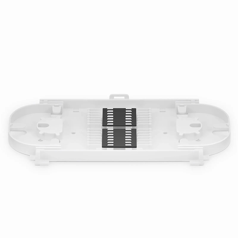 24 Fibers Fusion Splice Tray, Plastic, 0.47" x 8.78" x 4.57"