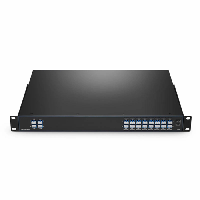 1 x 16 PLC Fiber Splitter, 1U 19" Rack Mount, SC/APC, Singlemode