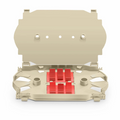 12 Fibers Fusion Splice Tray, Plastic, 0.69" x 6.42" x 3.96"