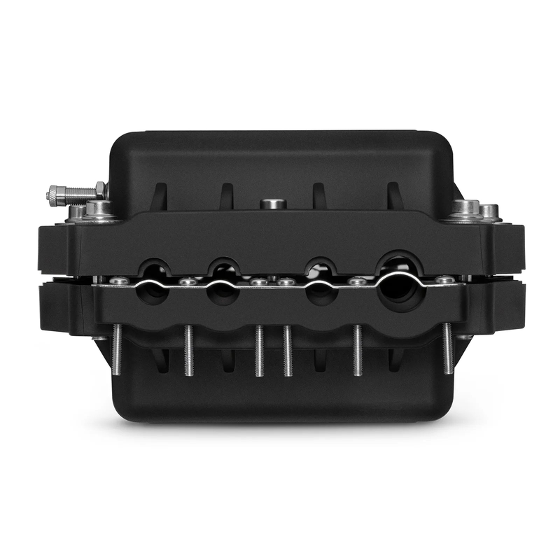 144 Fibers 4In-4Out In-Line Fiber Optic Splice Closure, Mechanical Seal, with 1 Pre-installed Fusion Splice Tray