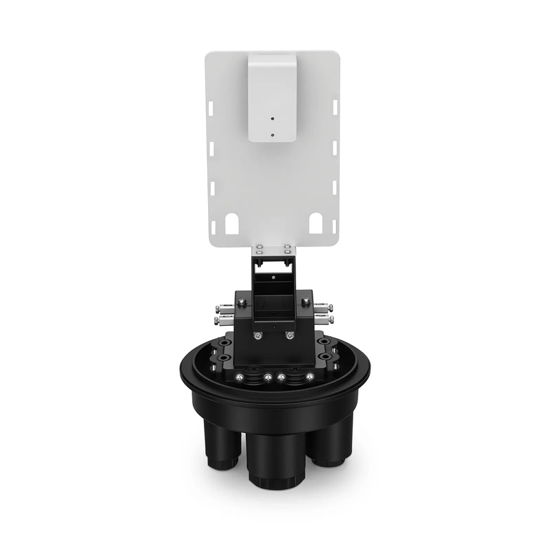 240 Fibers 1In-4Out Dome Fiber Optic Splice Closure, Mechanical Seal, with 1 Pre-installed Fusion Splice Tray