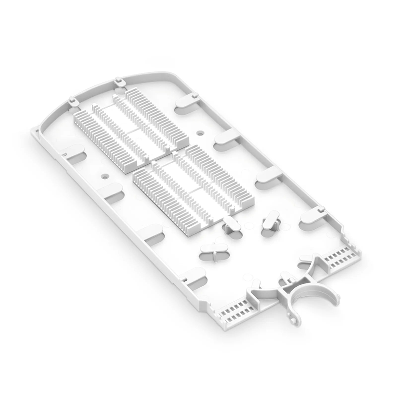 48 Fibers Fusion Splice Tray for Heat-Shrink Fusion Splices, 0.47" x 5.51" x 12.87", Suitable for FS-S074-1O6R-6-48F