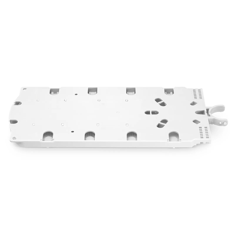 48 Fibers Fusion Splice Tray for Heat-Shrink Fusion Splices, 0.47" x 5.51" x 12.87", Suitable for FS-S074-1O6R-6-48F