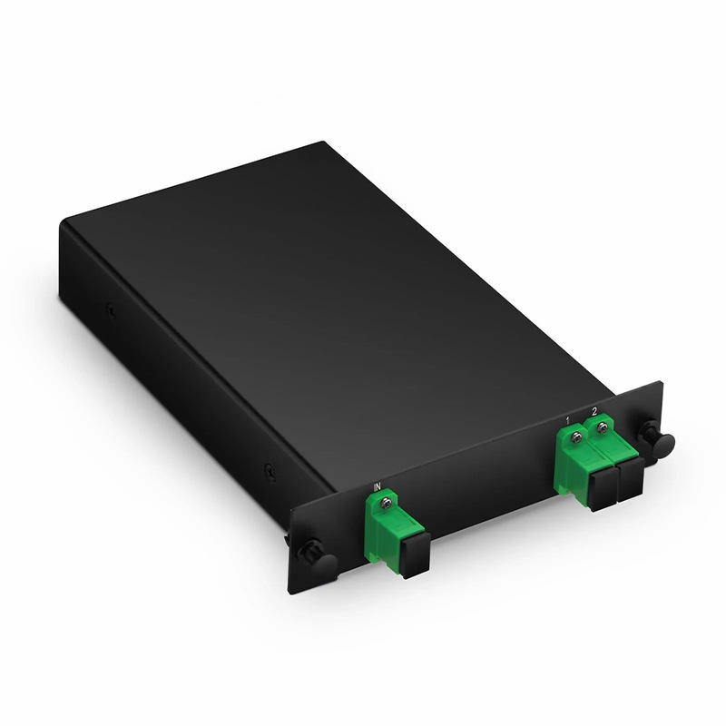 1 x 2 PLC Fiber Splitter, Standard LGX Cassette, SC/APC, Singlemode