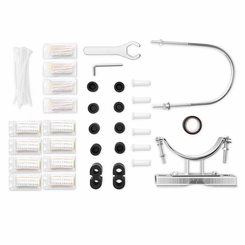 144 Fibers 2In-4Out Dome Fiber Optic Splice Closure, Mechanical Seal, with 1 Pre-installed Fusion Splice Tray