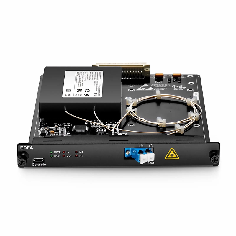 FMT26PA-EDFA, 26dB Gain C-band DWDM EDFA Pre-Amplifier for FMT Managed Chassis, 16dBm Output