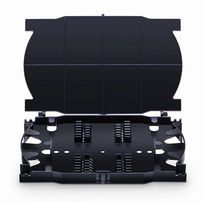 24 Fibers Fusion Splice Tray, Plastic, 0.72" x 6.26" x 4.13"