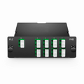1 x 8 PLC Fiber Splitter, Standard FHD™ Cassette LC/APC, Singlemode, for Optical LAN