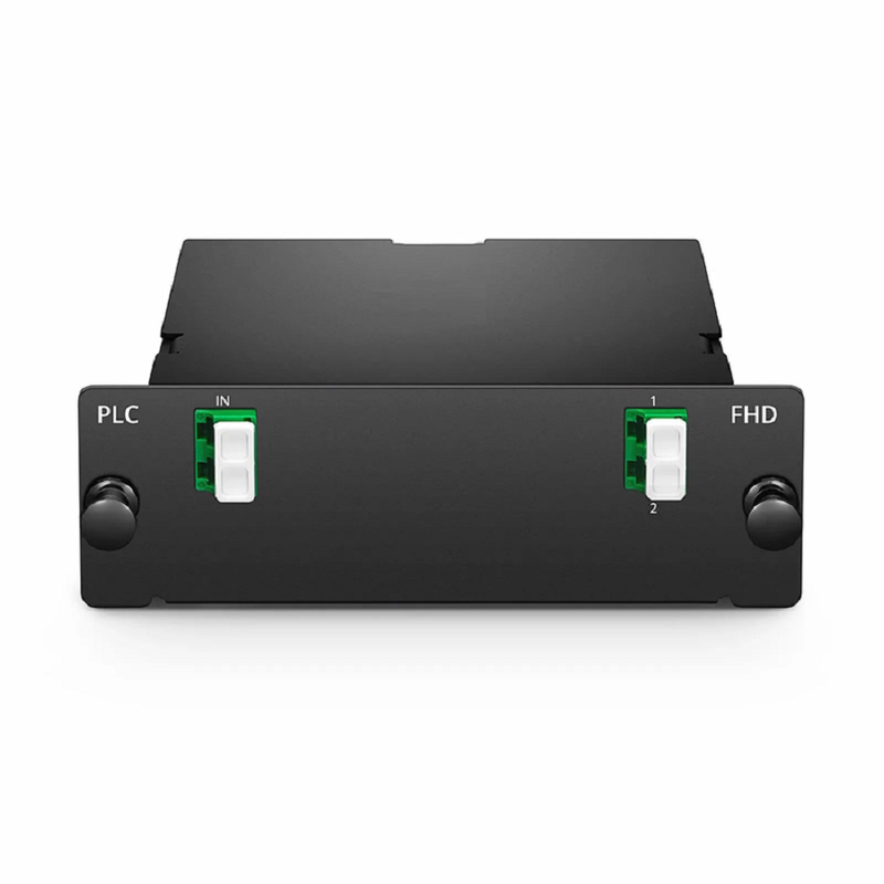 1 x 2 PLC Fiber Splitter, Standard FHD™ Cassette LC/APC, Singlemode, for Optical LAN