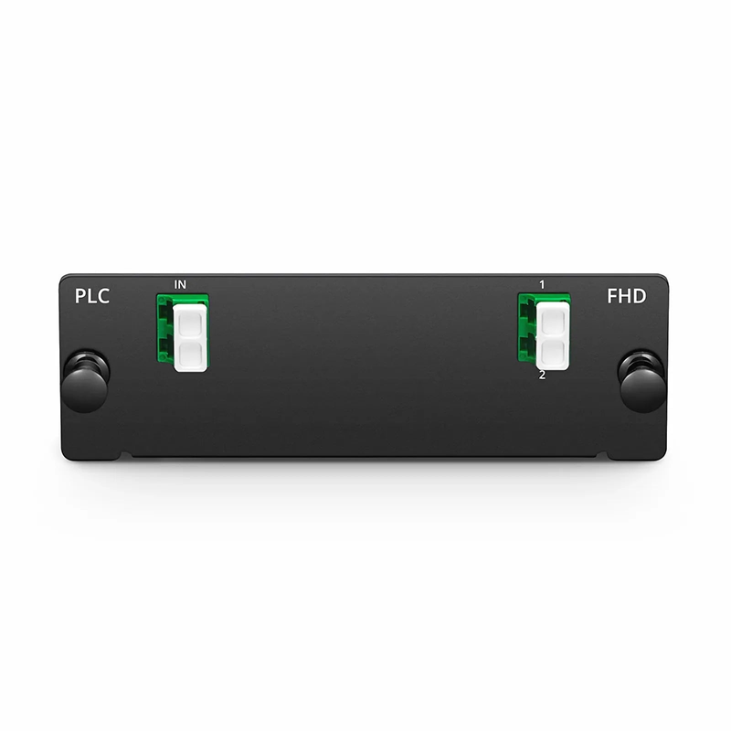 1 x 2 PLC Fiber Splitter, Standard FHD™ Cassette LC/APC, Singlemode, for Optical LAN