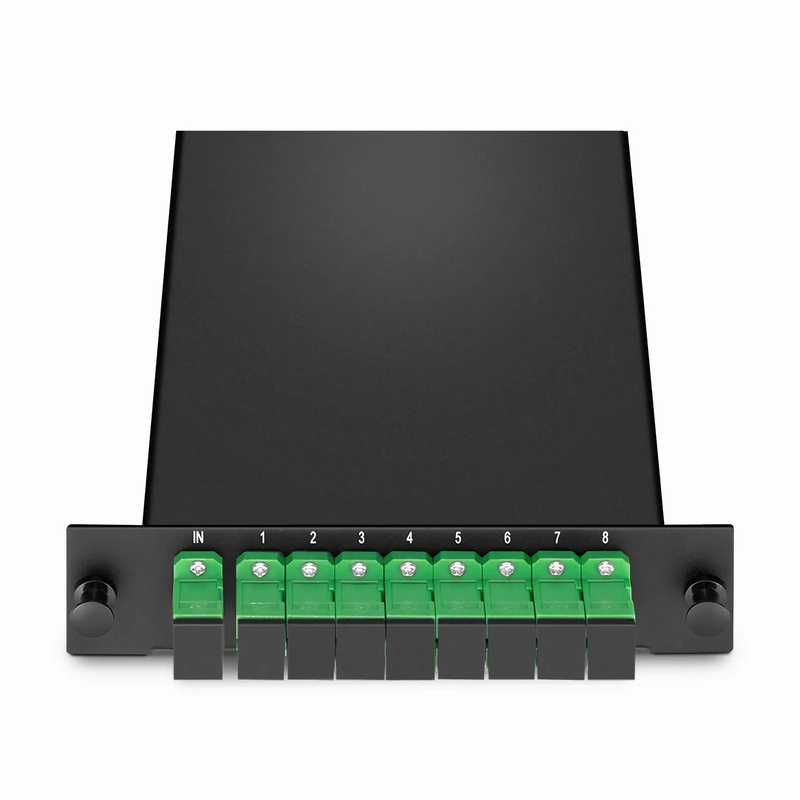 1 x 8 PLC Fiber Splitter, Standard LGX Cassette, SC/APC, Singlemode