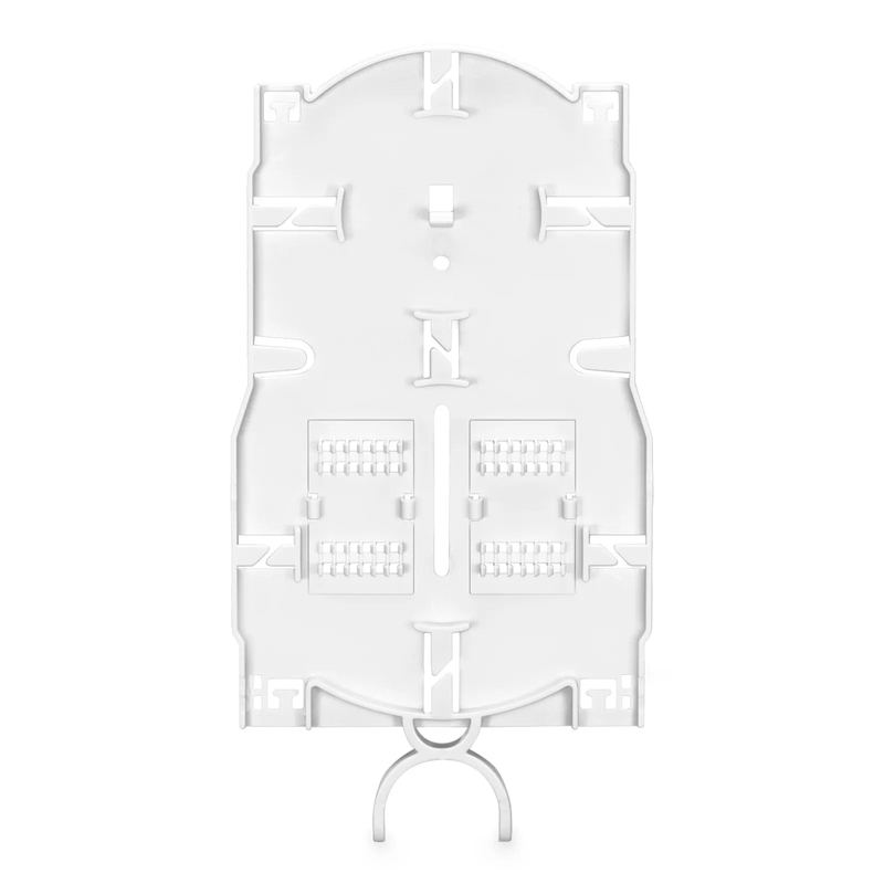 24 Fibers Fusion Splice Tray for Heat-Shrink Fusion Splices, 0.39" x 4.72" x 8.98", Suitable for FS-S008-1O4R-6-24F, FS-S008R-1O6R-10-24F