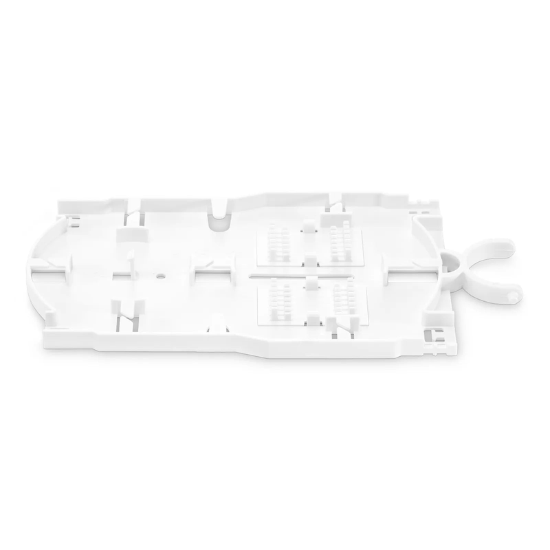 24 Fibers Fusion Splice Tray for Heat-Shrink Fusion Splices, 0.39" x 4.72" x 8.98", Suitable for FS-S008-1O4R-6-24F, FS-S008R-1O6R-10-24F