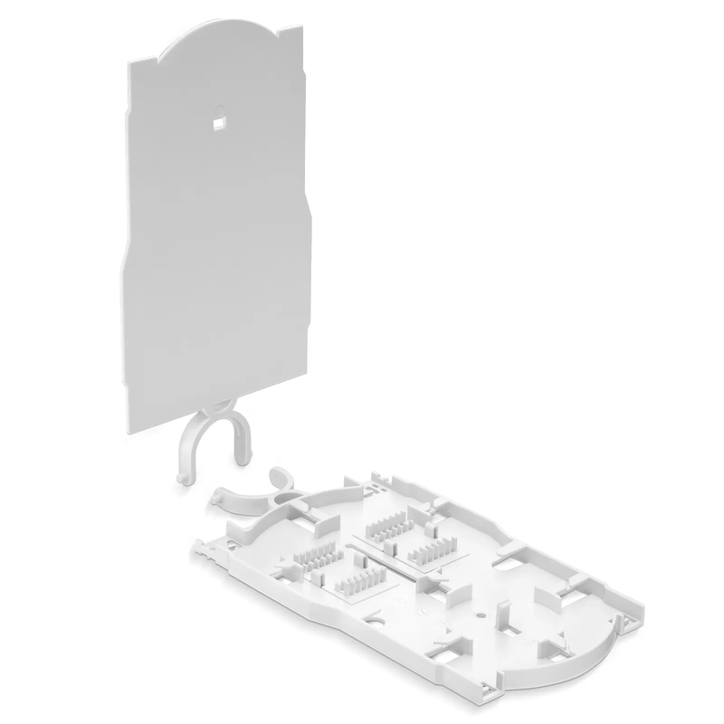 24 Fibers Fusion Splice Tray for Heat-Shrink Fusion Splices, 0.39" x 4.72" x 8.98", Suitable for FS-S008-1O4R-6-24F, FS-S008R-1O6R-10-24F