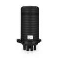 240 Fibers 1In-6Out Dome Fiber Optic Splice Closure, Heat Shrink Seal, with 1 Pre-installed Fusion Splice Tray