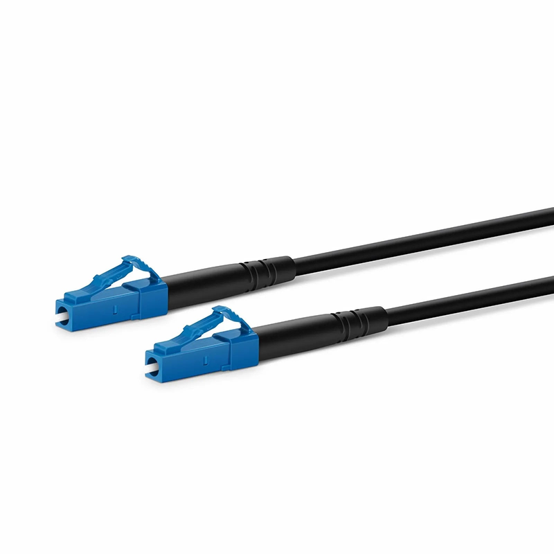 5m (16ft) Industrial Armored Fiber Patch Cable, LC UPC to LC UPC, Simplex, 1 Fiber, Single Mode (OS2), TPU