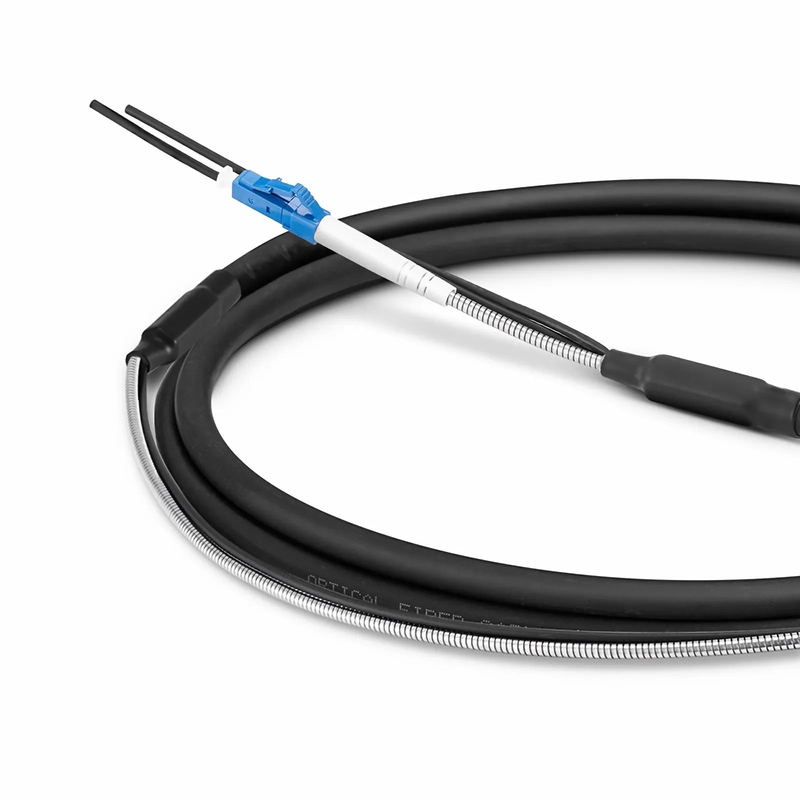 3m (10ft) LC UPC to LC UPC Simplex OS2 Single Mode 7.0mm LSZH FTTA Outdoor Fiber Patch Cable for Base Station