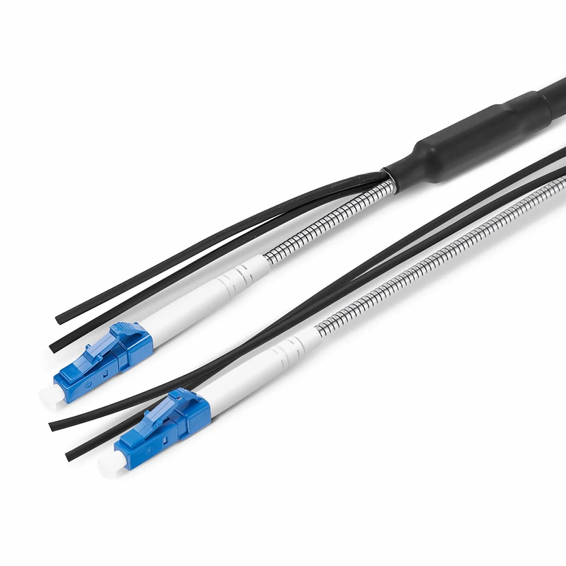 3m (10ft) LC UPC to LC UPC Simplex OS2 Single Mode 7.0mm LSZH FTTA Outdoor Fiber Patch Cable for Base Station
