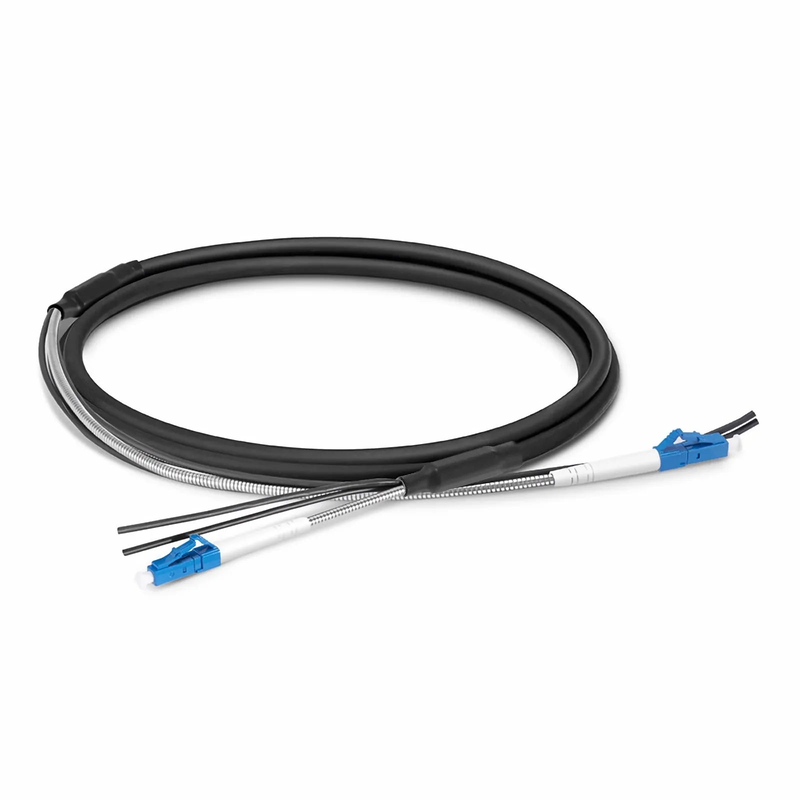 30m (98ft) LC UPC to LC UPC Simplex OS2 Single Mode 7.0mm LSZH FTTA Outdoor Fiber Patch Cable for Base Station