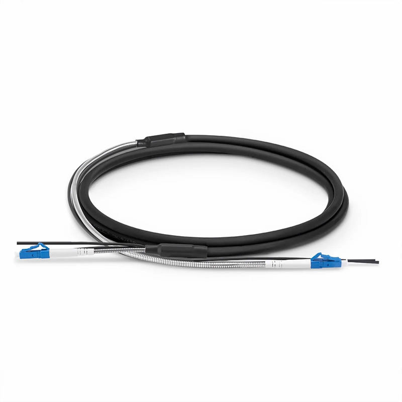 50m (164ft) LC UPC to LC UPC Simplex OS2 Single Mode 7.0mm LSZH FTTA Outdoor Fiber Patch Cable for Base Station