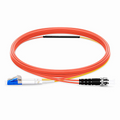 2m (7ft) LC to ST OM2 Mode Conditioning Riser (OFNR) Fiber Optic Patch Cable