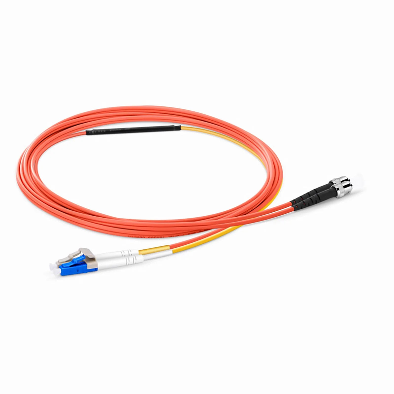 2m (7ft) LC to ST OM2 Mode Conditioning Riser (OFNR) Fiber Optic Patch Cable
