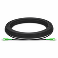 15m (49ft) Industrial Armored Fiber Patch Cable, SC APC to SC APC, Simplex, 1 Fiber, Single Mode (OS2), TPU