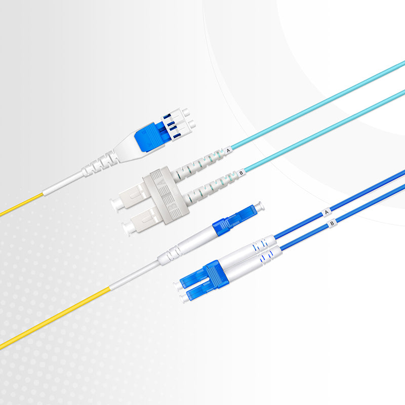 3m (10ft) Armored Fiber Patch Cable, 1 Fiber, SC APC Simplex to SC APC Simplex, Single Mode (OS2), Riser (OFCR), 3.0mm, Blue