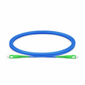 2m (7ft) Armored Fiber Patch Cable, 1 Fiber, SC APC Simplex to SC APC Simplex, Single Mode (OS2), Riser (OFCR), 3.0mm, Blue