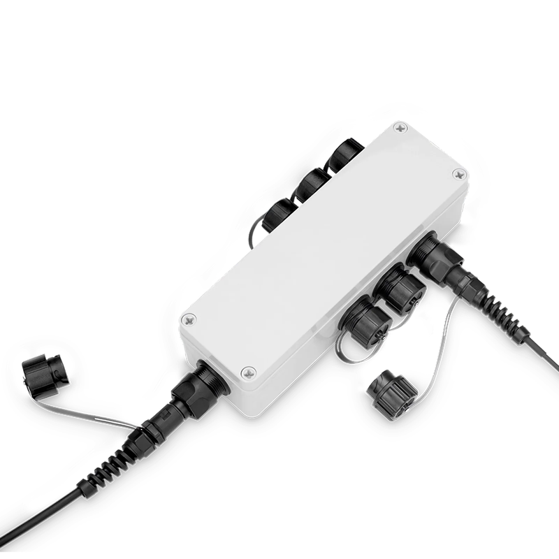 FTTA Waterproof MTP-12 to 6 x LC Duplex OS2 Fiber Optical Distribution Box