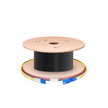 150m (492ft) Hybrid Fiber and Power Cable, Indoor, Plenum (OFNP), Single Mode (OS2), 2 Fibers, Tight-Buffered, LC UPC Simplex to SC UPC Simplex, 2 Conductors 17AWG