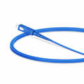 1m (3ft) Armored Fiber Patch Cable, 1 Fiber, SC UPC Simplex to SC UPC Simplex, Single Mode (OS2), Riser (OFCR), 3.0mm, Blue