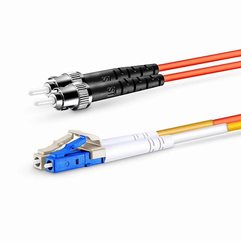 1m (3ft) LC to ST OM1 Mode Conditioning Riser (OFNR) Fiber Optic Patch Cable
