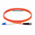 3m (10ft) LC to ST OM1 Mode Conditioning Riser (OFNR) Fiber Optic Patch Cable