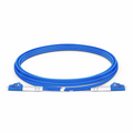 2m (7ft) Armored Fiber Patch Cable, 2 Fibers, LC UPC Duplex to LC UPC Duplex, Single Mode (OS2), Riser (OFCR), 3.0mm, Blue