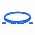 3m (10ft) Armored Fiber Patch Cable, 2 Fibers, LC UPC Duplex to LC UPC Duplex, Single Mode (OS2), LSZH, 3.0mm, Blue
