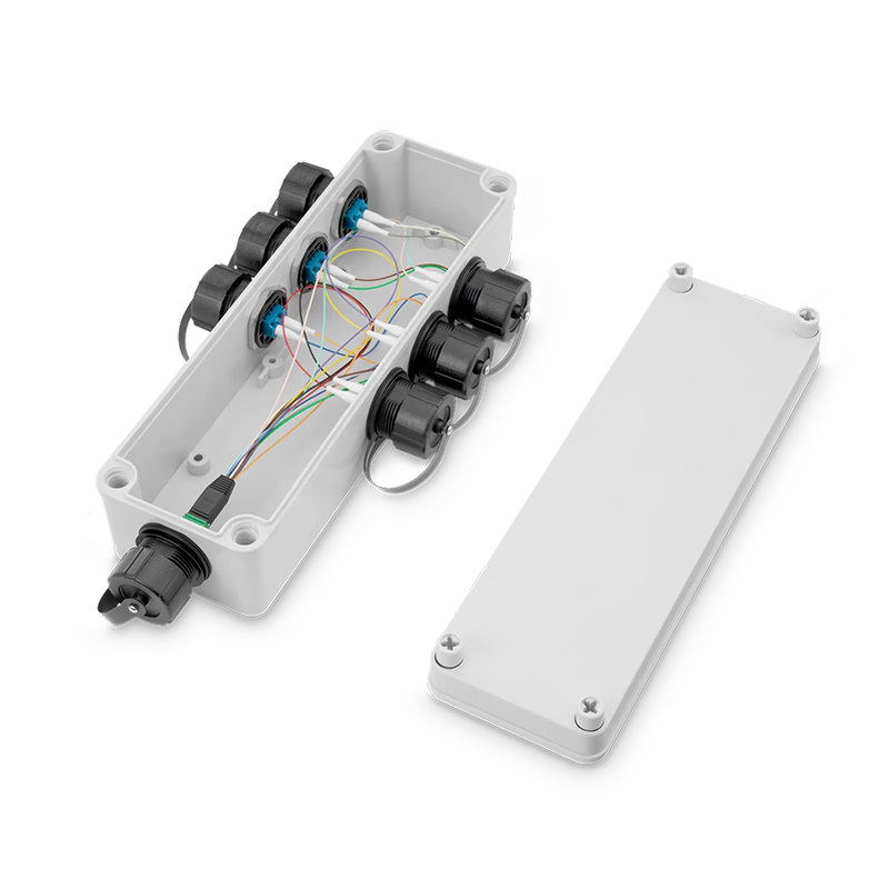 FTTA Waterproof MTP-12 to 6 x LC Duplex OS2 Fiber Optical Distribution Box