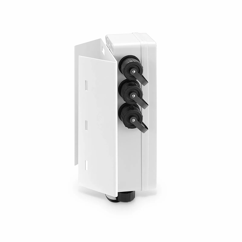 FTTA Waterproof MTP-12 to 6 x LC Duplex OS2 Fiber Optical Distribution Box with Pole Mounting Brackets