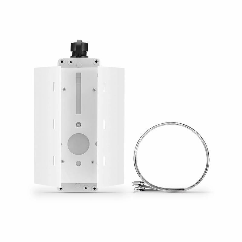 FTTA Waterproof MTP-12 to 6 x LC Duplex OS2 Fiber Optical Distribution Box with Pole Mounting Brackets