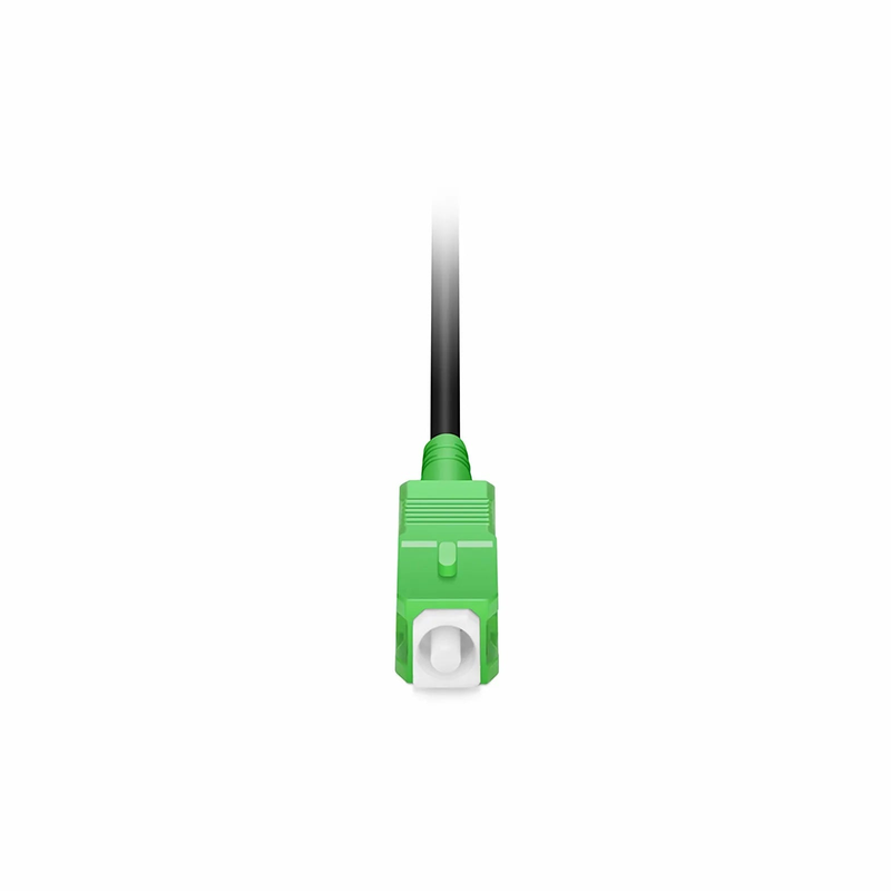 5m (16ft) Industrial Armored Fiber Patch Cable, SC APC to SC APC, Simplex, 1 Fiber, Single Mode (OS2), TPU