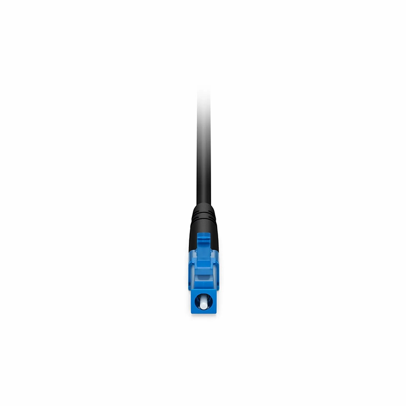 5m (16ft) Industrial Armored Fiber Patch Cable, LC UPC to LC UPC, Simplex, 1 Fiber, Single Mode (OS2), TPU