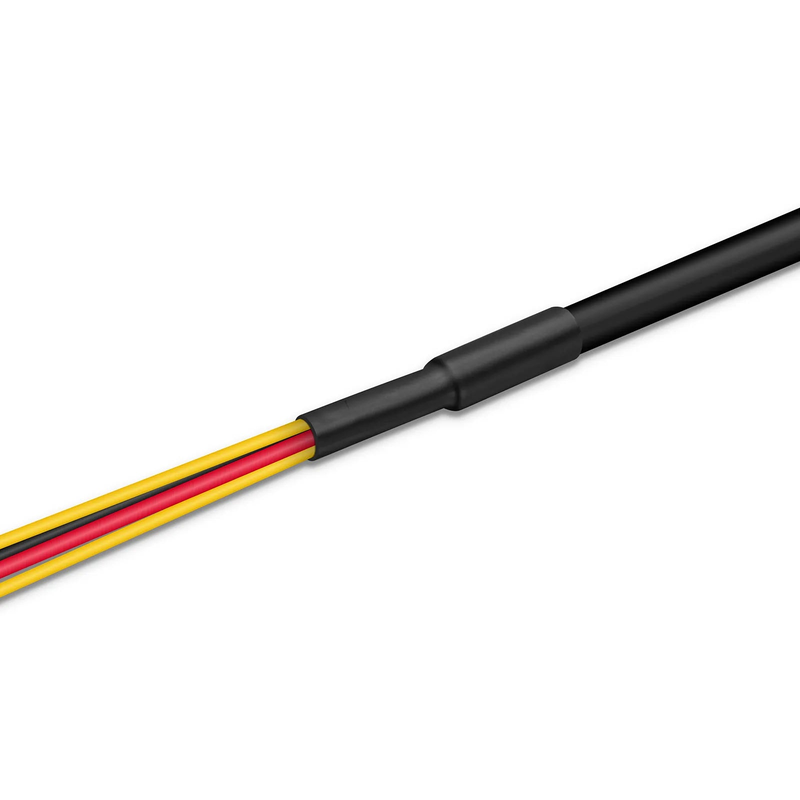 150m (492ft) Hybrid Fiber and Power Cable, Indoor, Plenum (OFNP), Single Mode (OS2), 2 Fibers, Tight-Buffered, LC UPC Simplex to SC UPC Simplex, 2 Conductors 17AWG