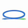 2m (7ft) Armored Fiber Patch Cable, 1 Fiber, SC UPC Simplex to SC APC Simplex, Single Mode (OS2), Riser (OFCR), 3.0mm, Blue