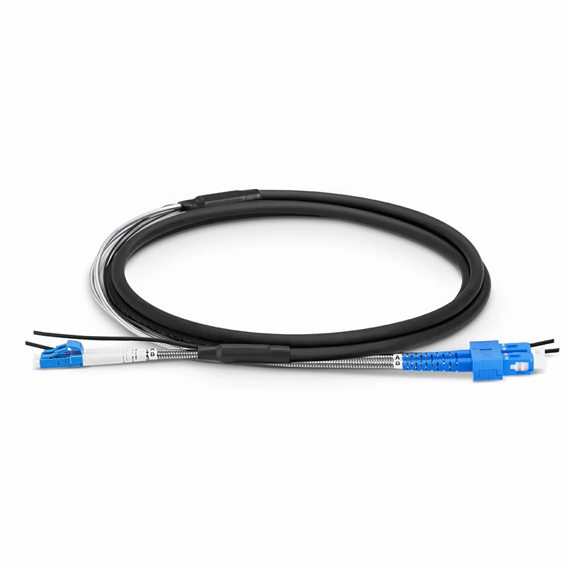 30m (98ft) LC UPC to SC UPC Duplex OS2 Single Mode 7.0mm LSZH FTTA Outdoor Fiber Patch Cable for Base Station