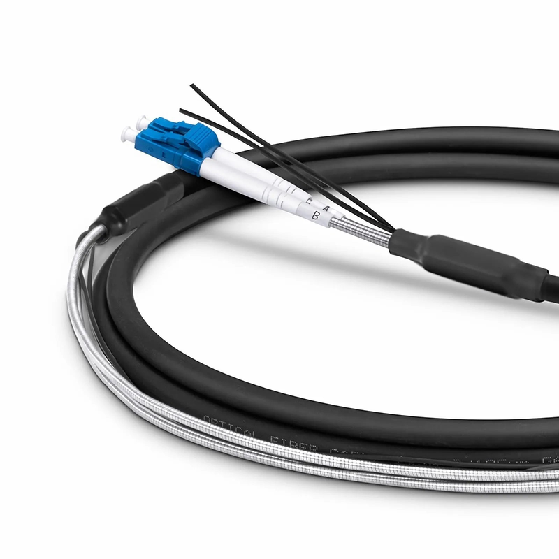 30m (98ft) LC UPC to SC UPC Duplex OS2 Single Mode 7.0mm LSZH FTTA Outdoor Fiber Patch Cable for Base Station