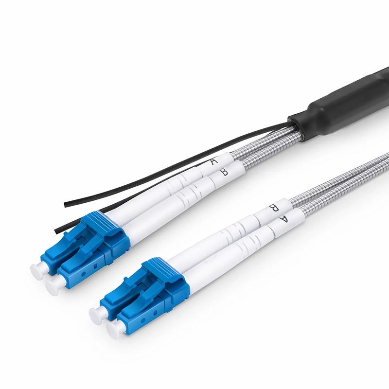 20m (66ft) LC UPC to LC UPC Duplex OS2 Single Mode 7.0mm LSZH FTTA Outdoor Fiber Patch Cable for Base Station
